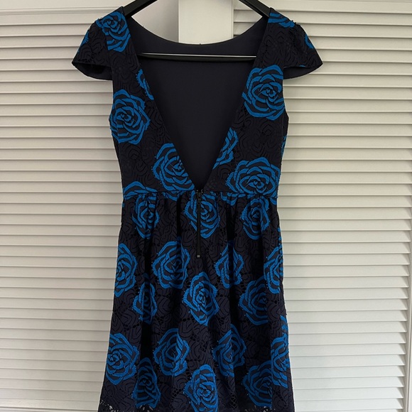 Alice + Oliva Floral Lace Dress - Picture 1 of 5